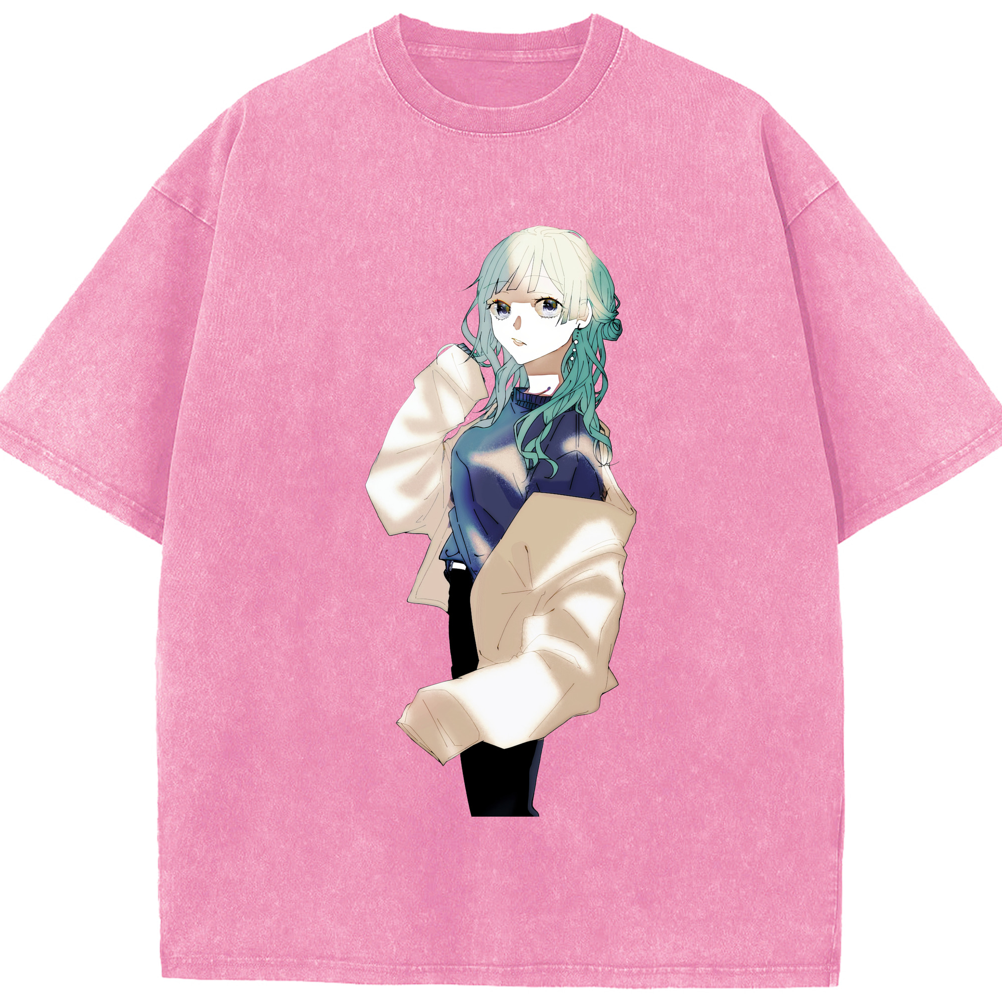 （画像用） 呪術廻戦 Jujutsu Kaisen 綿100% ヴィンテージ風 半袖Tシャツ（フロントプリント）